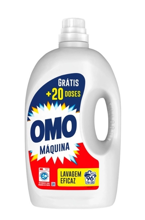 Detergente Líquido Máquina Omo 96 Doses