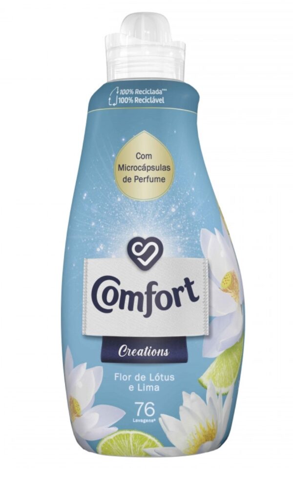 Amaciador de Roupa Comfort Flor Lótus eLima 76 Doses