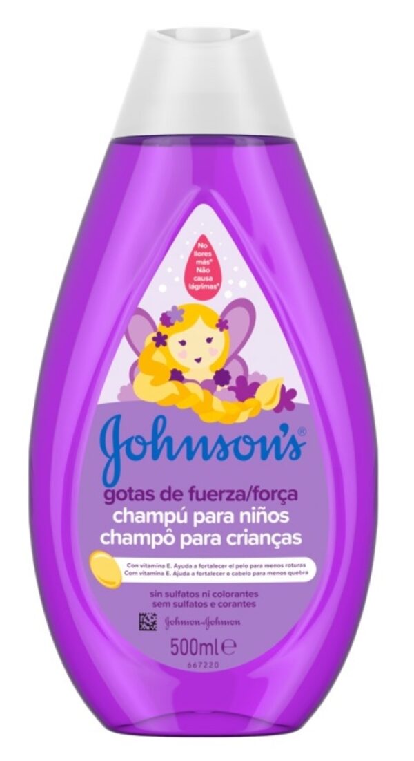 Shampoo para Bebê Johnson'S Baby Gotas de Força 500 Ml