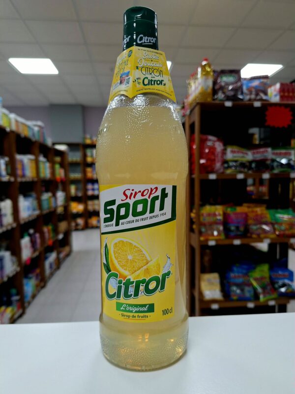 1L de xarope de limão - CITROR SPORT
