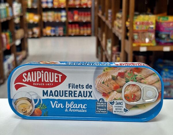 Filete de Cavala Vinho Branco 176g- Saupiquet
