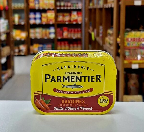 Sardinha em Azeite e Pimentao 135g- PARMENTIER