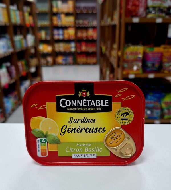 Sardinha Generosa de limao 140g -  CONNÉTABLE