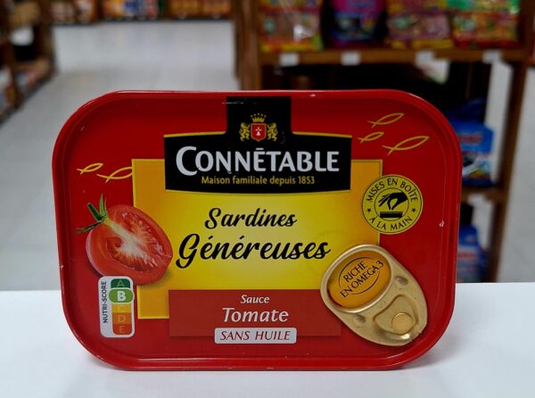 Sardinha generosa com tomate, 140g -conectável
