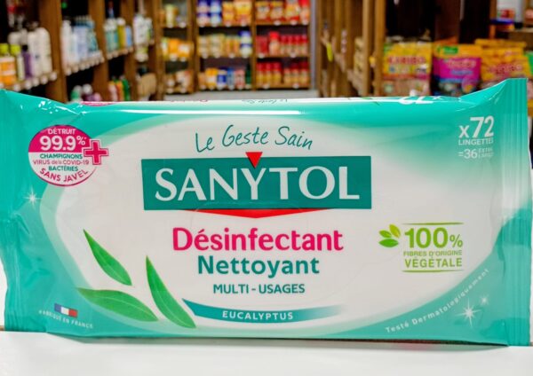 Sanytol desinfectant multi usage eucalyptus72 x