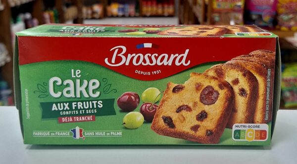 Le Cake aux fruits confits et secs  Brossard  300g