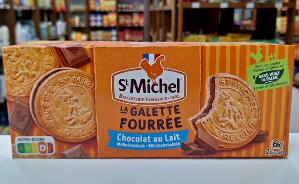 LAGALETTE FOURRÉE chocolat au lait  St michel 240g