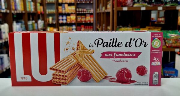 La Paille d`Or aux framboises   LU 170G