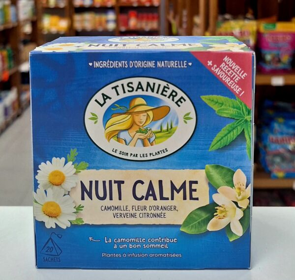 Nuit Calme la Tisaniere. 20 sachets