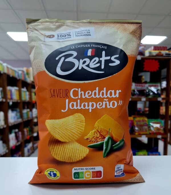 Brets cheddar jalapenõ 125g