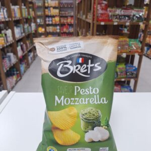 Chips Bret's Pesto Mozza, 125g - BRET'S