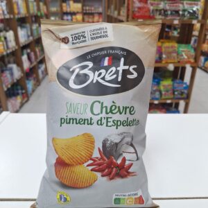 Queijo de Cabra e Chips de Pimenta Espelette, 125g - BRET'S