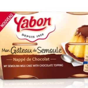 Bolo de sêmola de chocolate X4 125GR - Yabon