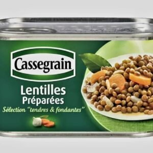 Lentilhas Preparadas com Cenoura e Cebola 265g - CASSEGRAIN