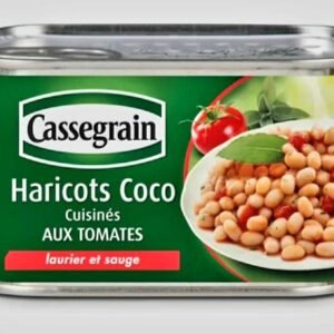 Feijão De Coco Cozido Com Tomate; Louro e Sauje; 435g - CASSEGRAIN
