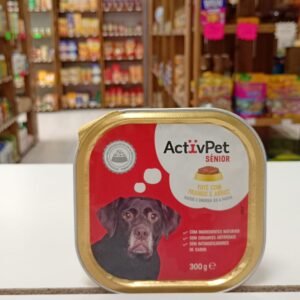 ACTIVPET SÉNIOR PATÉ COM FRANGO E ARROZ 300g